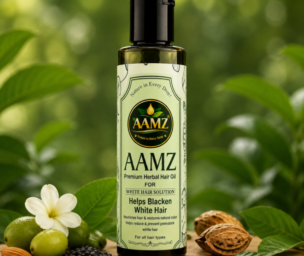 AAMZ White Hair Organic Oil